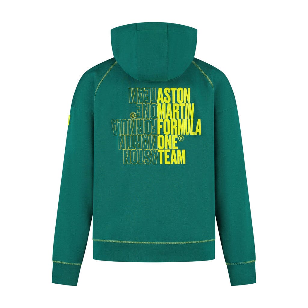 Aston Martin F1 Lifestyle Graphic Hoodie - Black/Green