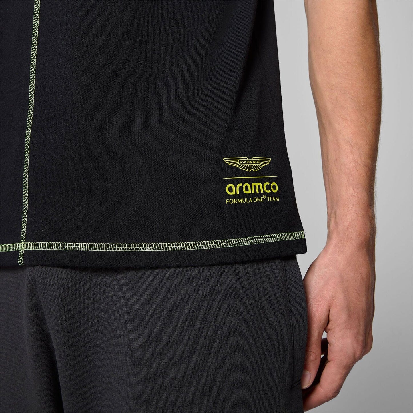 Aston Martin F1 Men's Data Graphic T-Shirt - Black