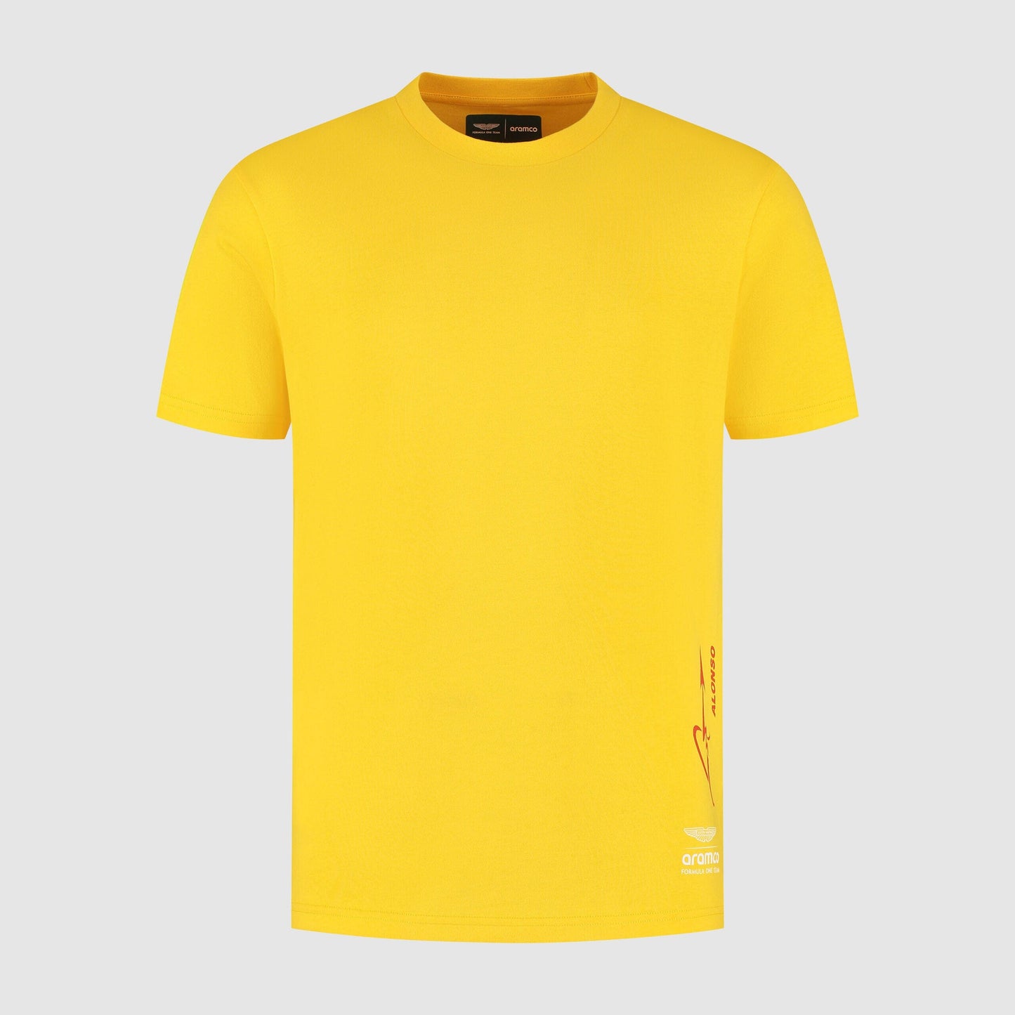 Aston Martin F1 Special Edition Spain GP T-Shirt - Yellow