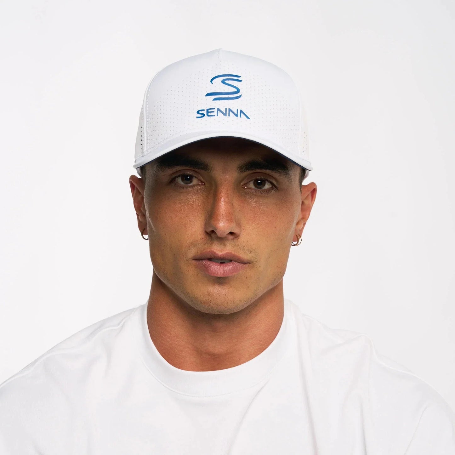 Ayrton Senna F1 Leisure Hat - Navy/White