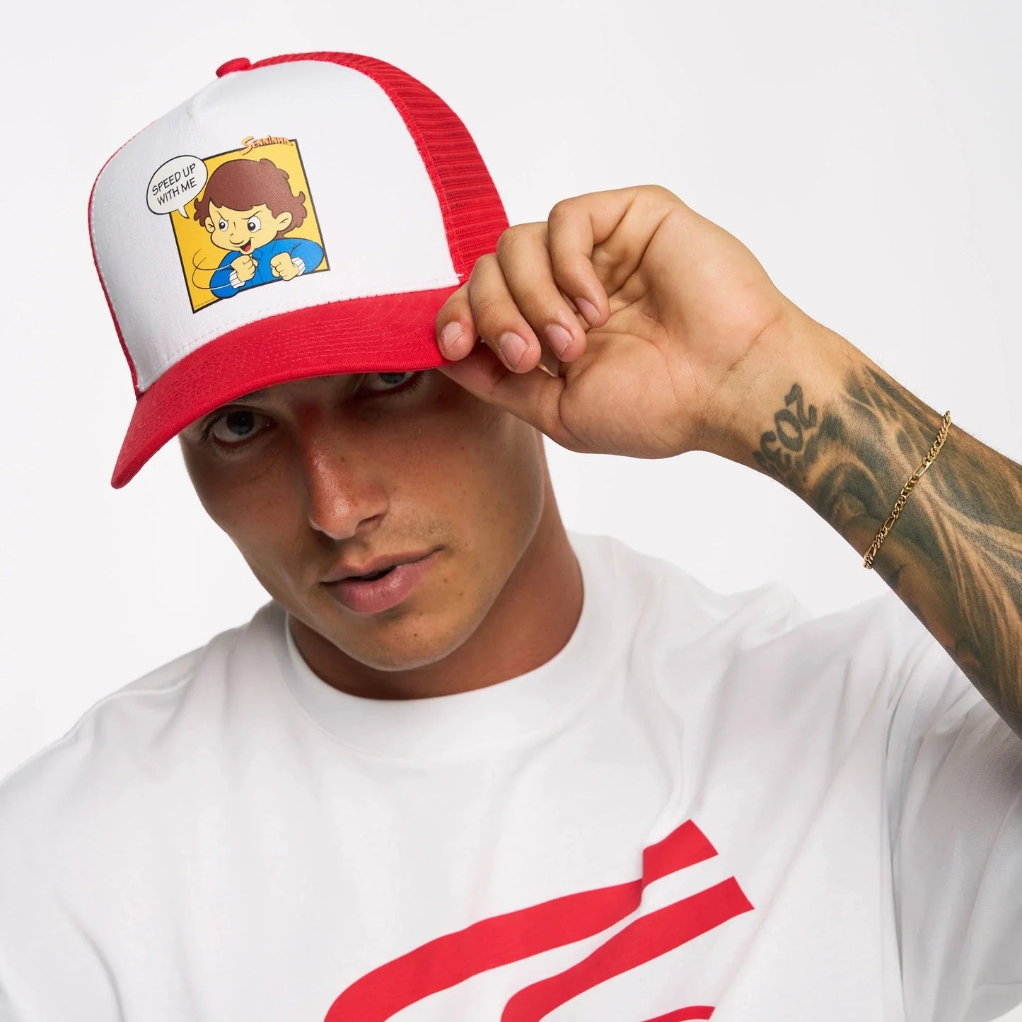 Ayrton Senna F1 Senninha Trucker Hat - Red