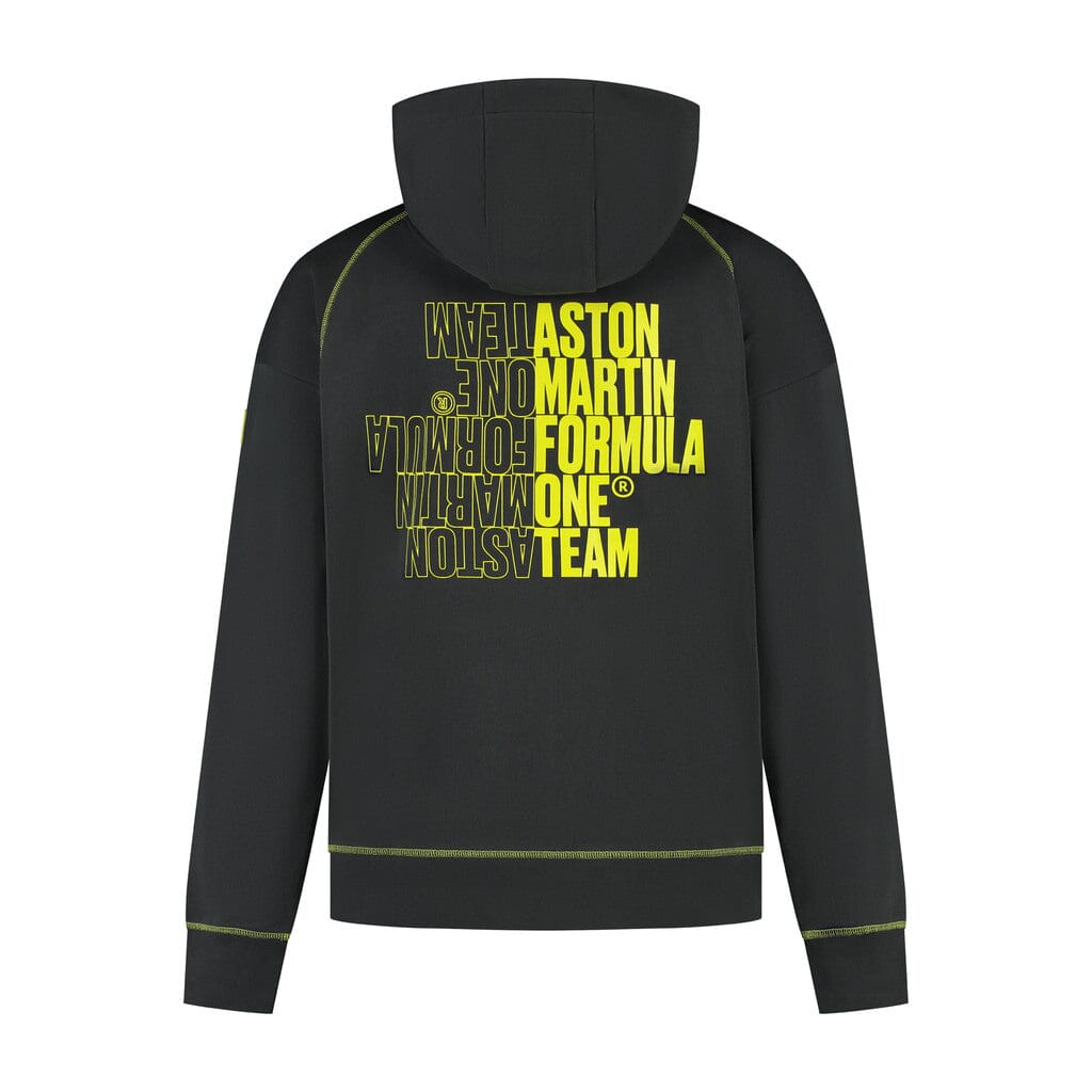 Aston Martin F1 Lifestyle Graphic Hoodie - Black/Green