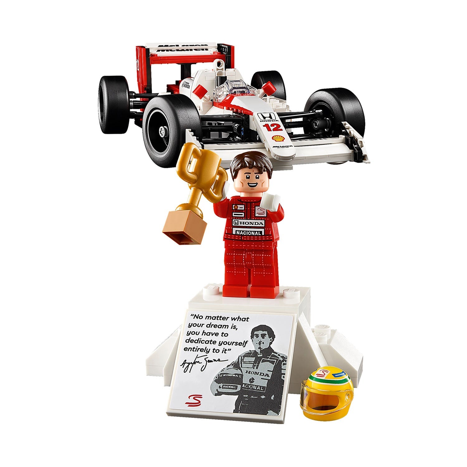 McLaren F1 Ayrton Senna MP4 1:14 Lego Icons Car Model