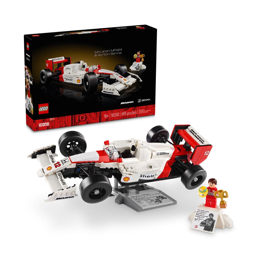 McLaren F1 Ayrton Senna MP4 1:14 Lego Icons Car Model