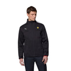2025 Scuderia Ferrari F1™ Team Logo FW Men's Softshell Jacket - Black / Dark Cherry