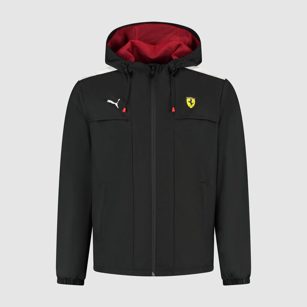 Scuderia Ferrari F1 Men's Rain Jacket -Dark Cherry/Puma Black