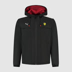 Scuderia Ferrari F1 Men's Rain Jacket -Dark Cherry/Puma Black