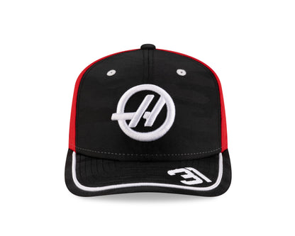 Haas Racing F1 New Era 9Seventy 2025 Esteban Ocon Team Hat - Black