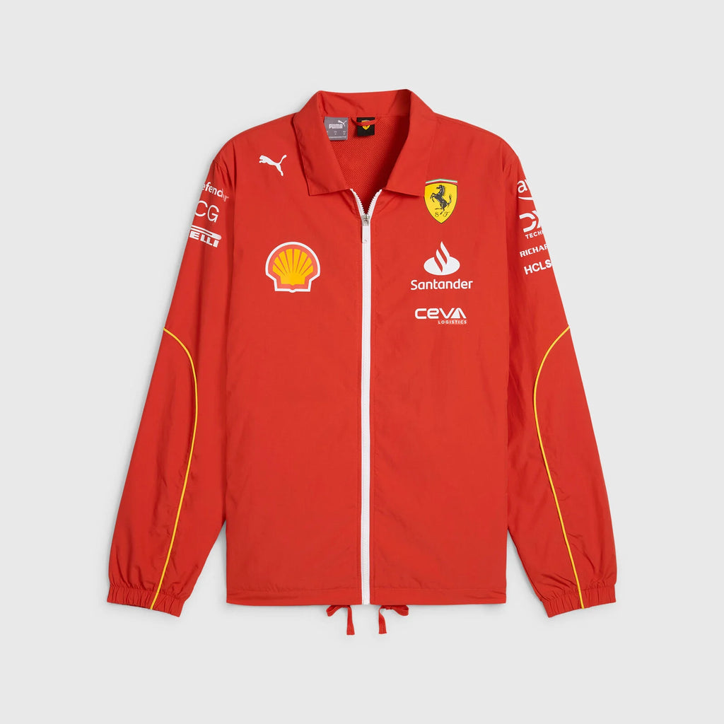 Scuderia Ferrari F1 2024 Team Coach Jacket - Red