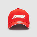 Formula 1 Tech Collection F1 Large Logo Baseball Hat- Black/Red