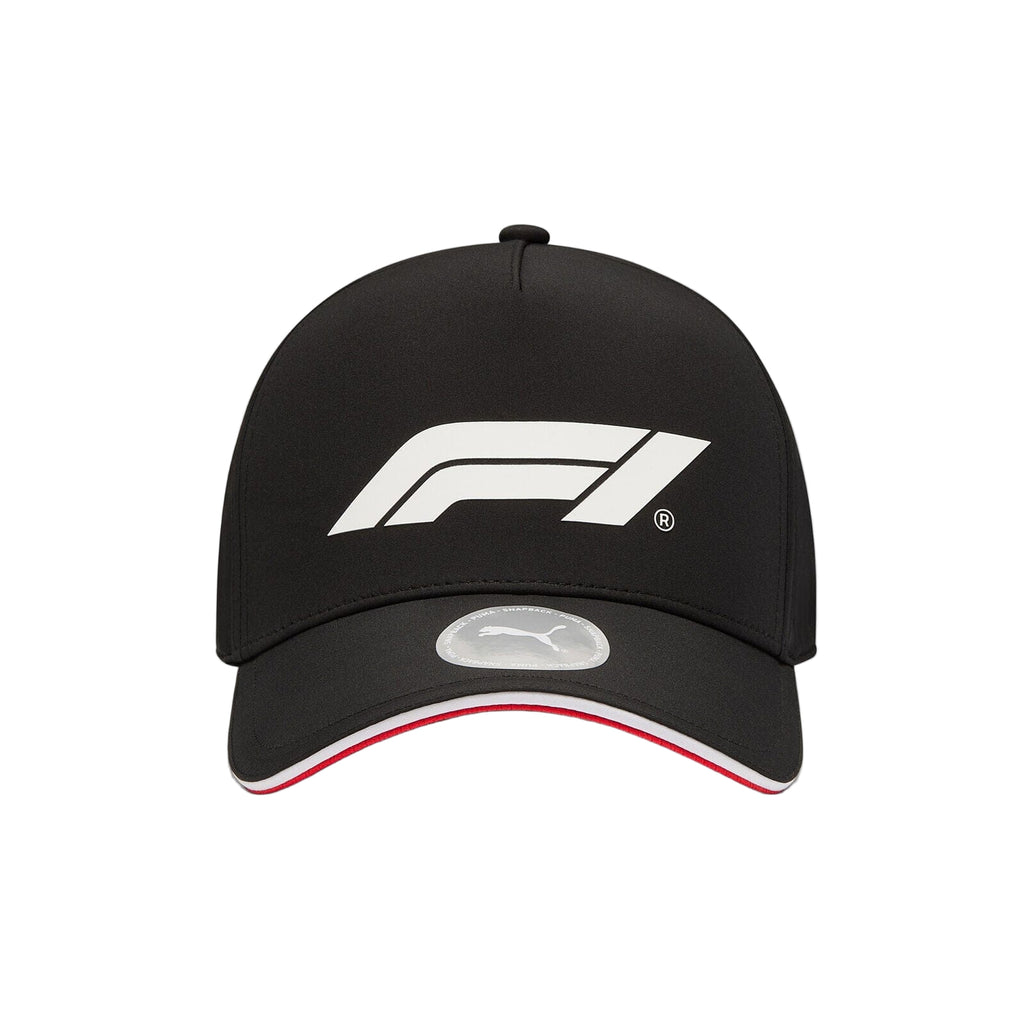 Formula 1 Tech Collection F1 Large Logo Baseball Hat- Black/Red