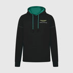 Aston Martin F1 Lifestyle Logo Hoodie - Black/Green