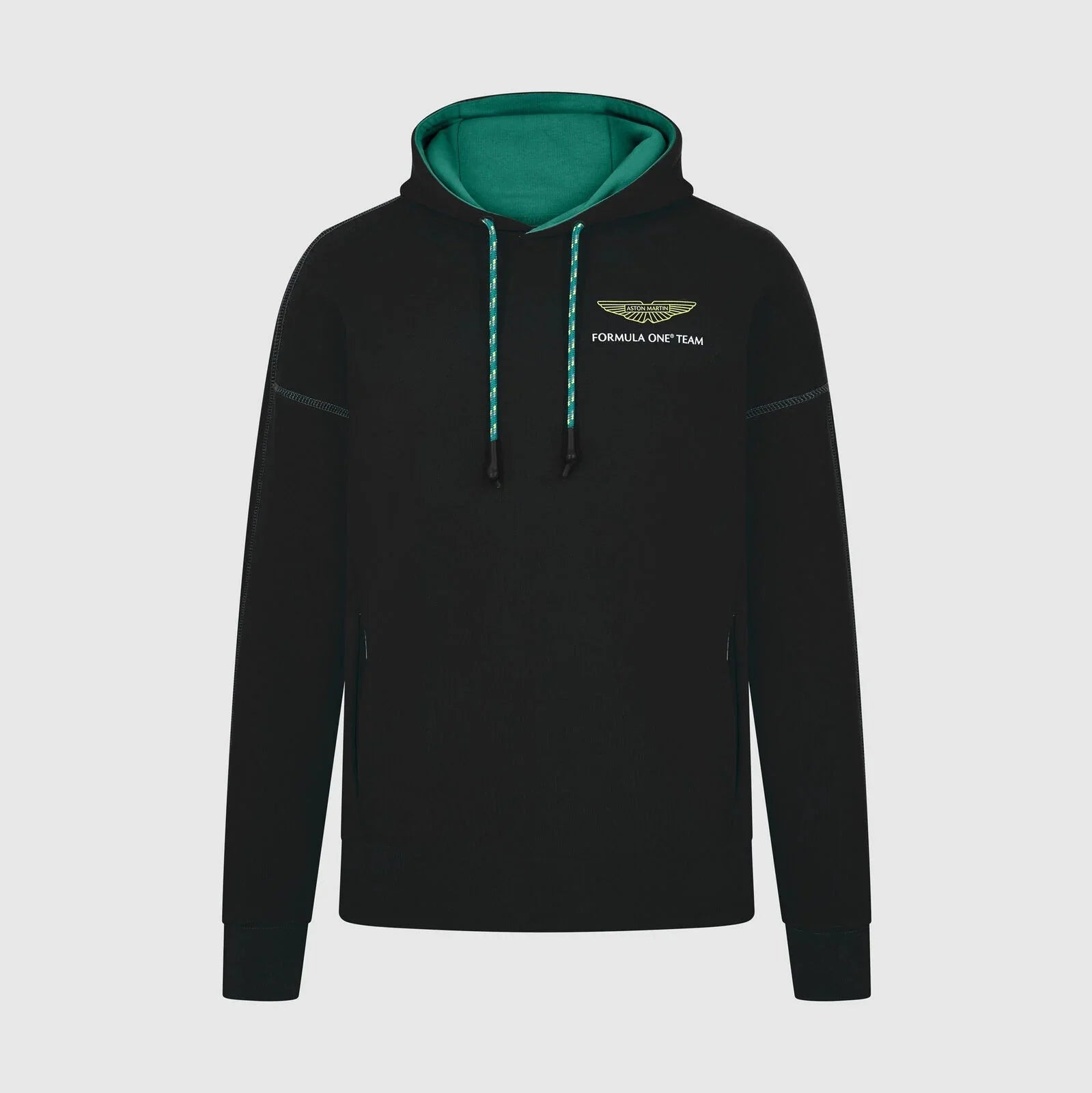 Aston Martin F1 Lifestyle Logo Hoodie - Black/Green