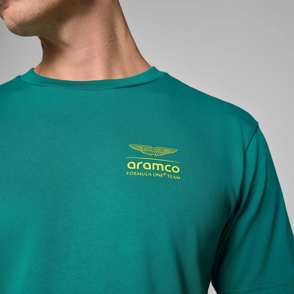 Aston Martin F1 Men's Graphic T-Shirt - Green