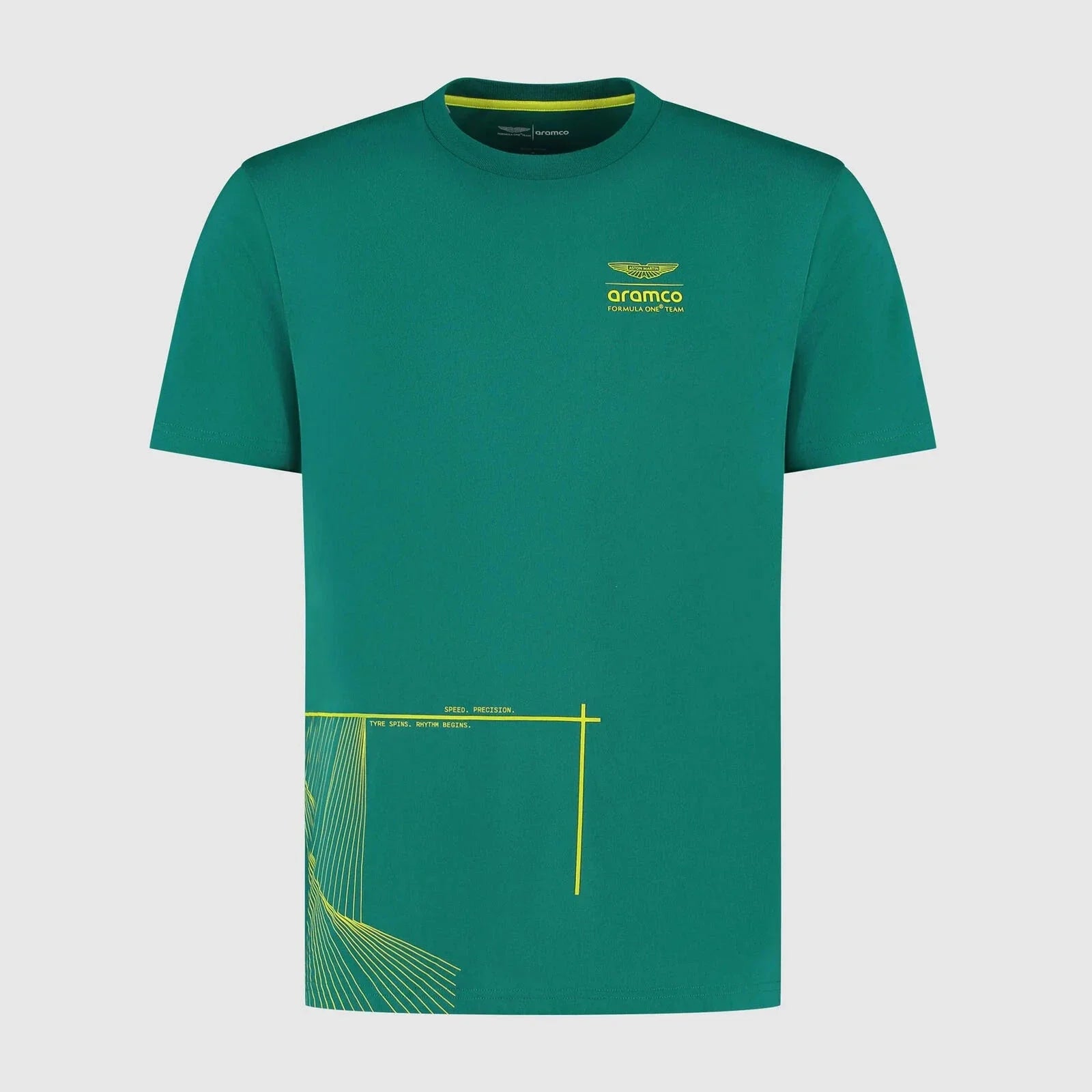 Aston Martin F1 Men's Graphic T-Shirt - Green