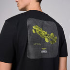 Aston Martin F1 Tech Men's Wireframe Graphic T-Shirt - Black