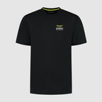 Aston Martin F1 Tech Men's Grid Data Graphic T-Shirt - Black