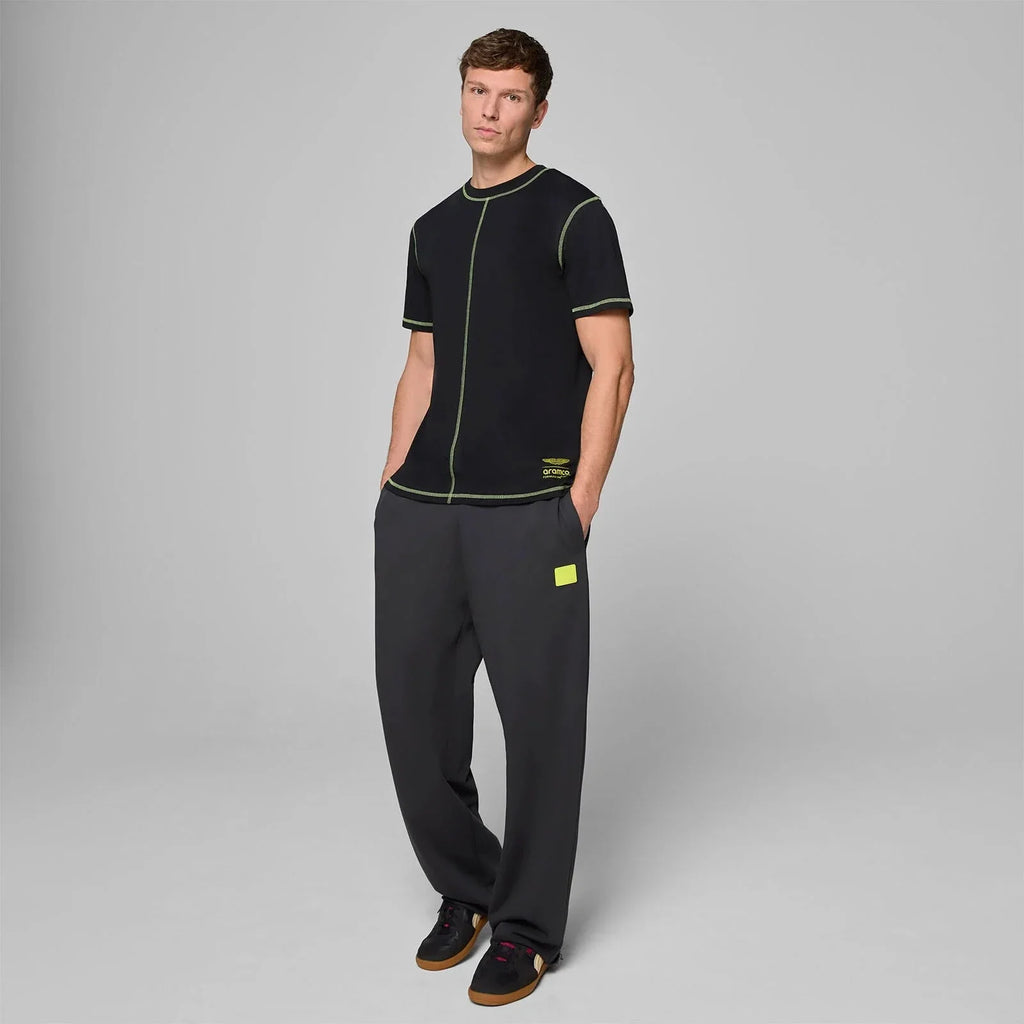Aston Martin F1 Men's Data Graphic T-Shirt - Black