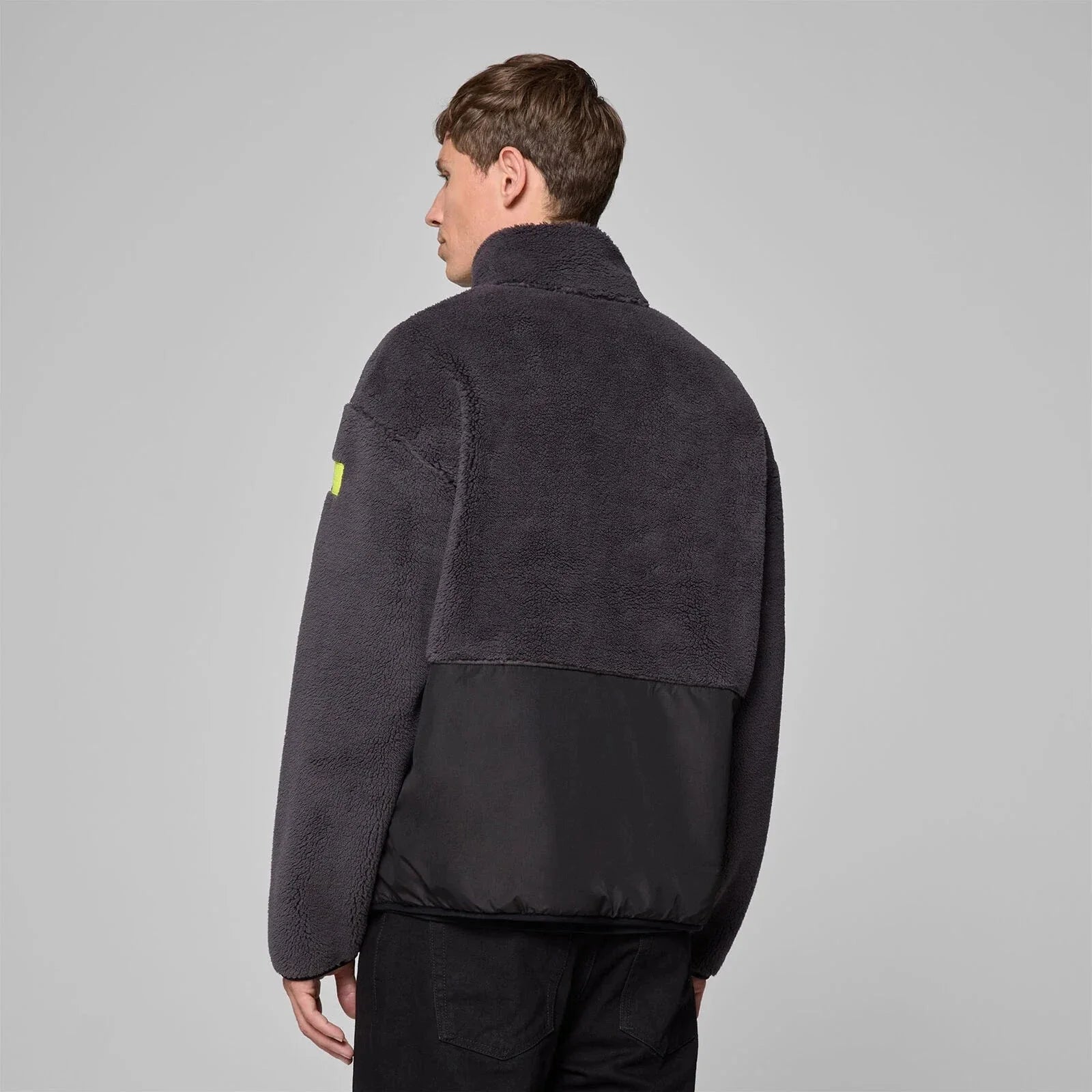 Aston Martin F1 Tech Sherpa Jacket - Black
