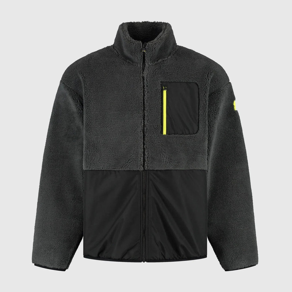 Aston Martin F1 Tech Sherpa Jacket - Black