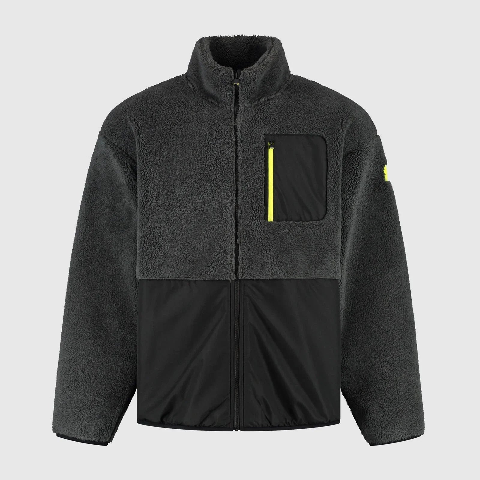 Aston Martin F1 Tech Sherpa Jacket - Black