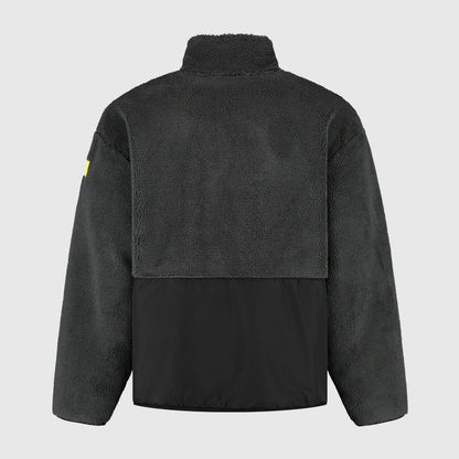 Aston Martin F1 Tech Sherpa Jacket - Black