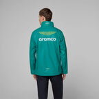 Aston Martin F1 2025 Team Rain Jacket - Green