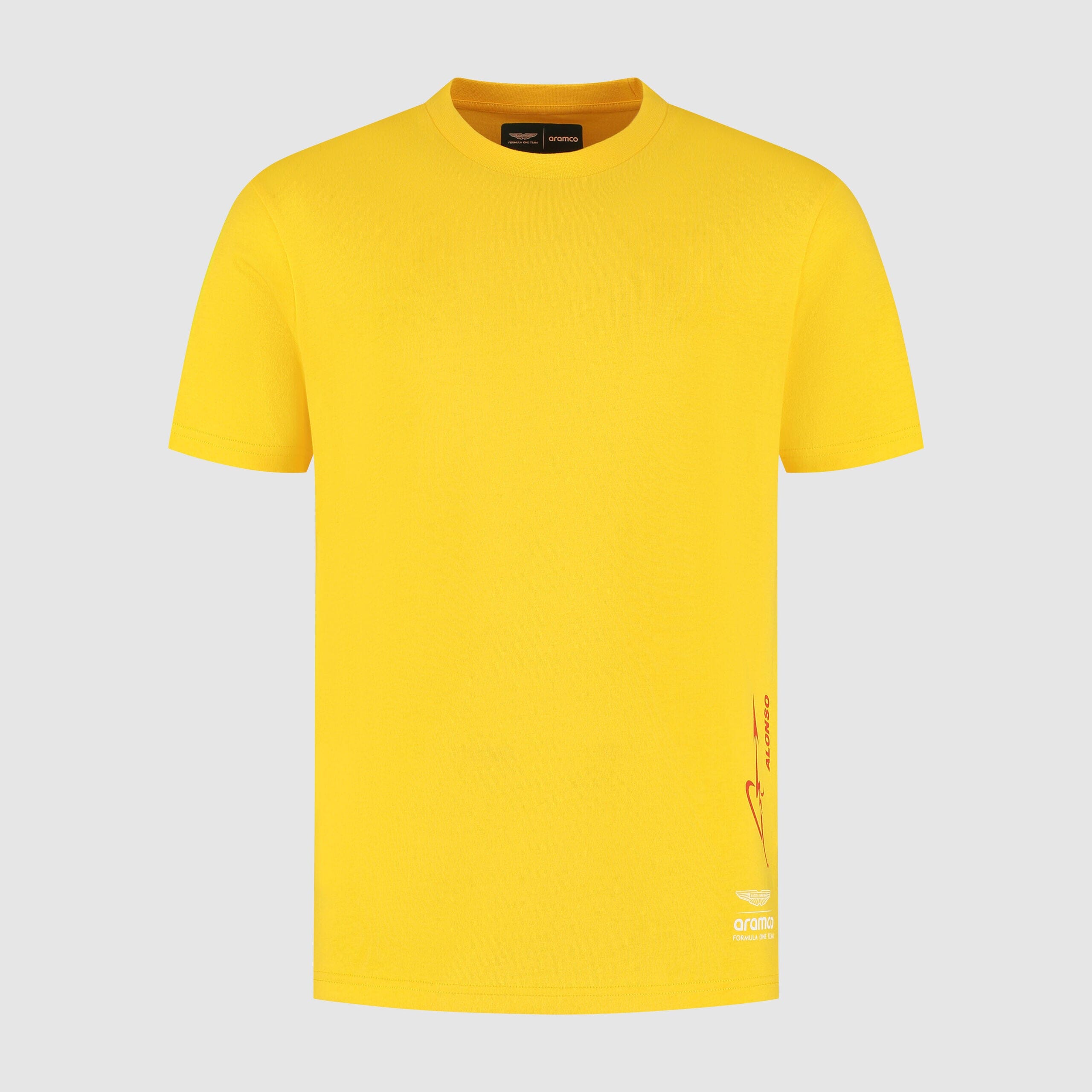 Aston Martin F1 Special Edition Spain GP T-Shirt - Yellow