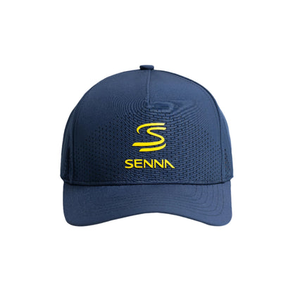 Ayrton Senna F1 Leisure Hat - Navy/White