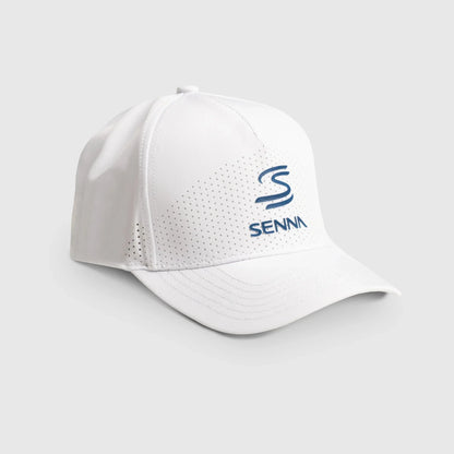 Ayrton Senna F1 Leisure Hat - Navy/White