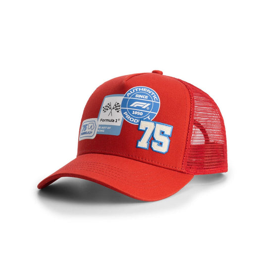 Formula 1 Tech Collection F1 Heritage Trucker Hat - Red