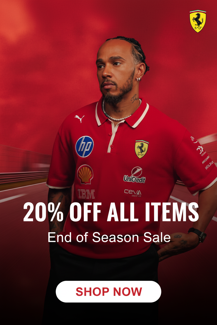Ferrari End of Season Banner