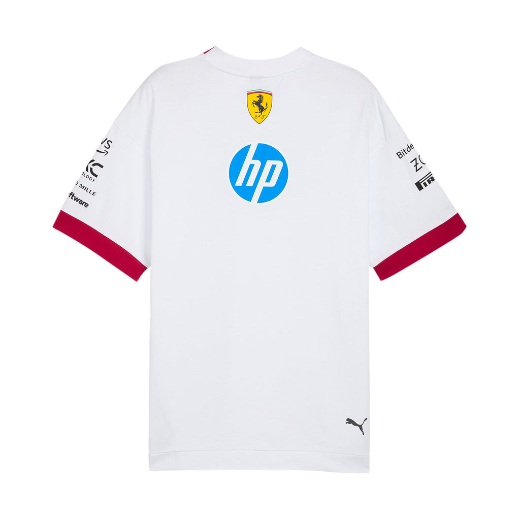 تيشيرت رسمي واسع سكوديريا فيراري – إصدار ميامي الخاص 2025